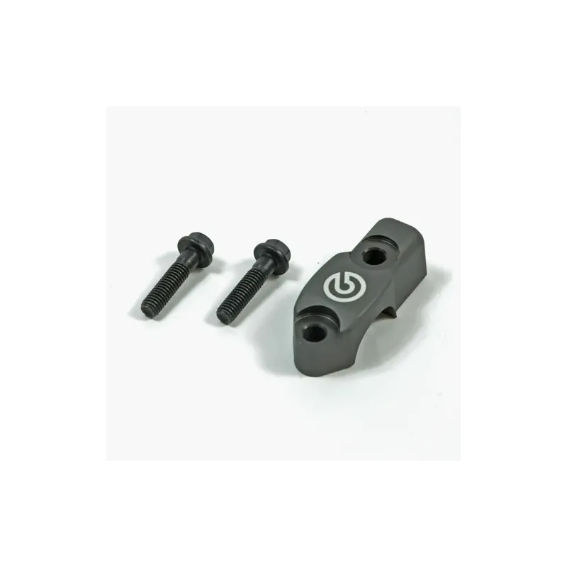 Abrazadera Bomba de Freno Brembo con Soporte de Espejo M10x1.25 Izquierda