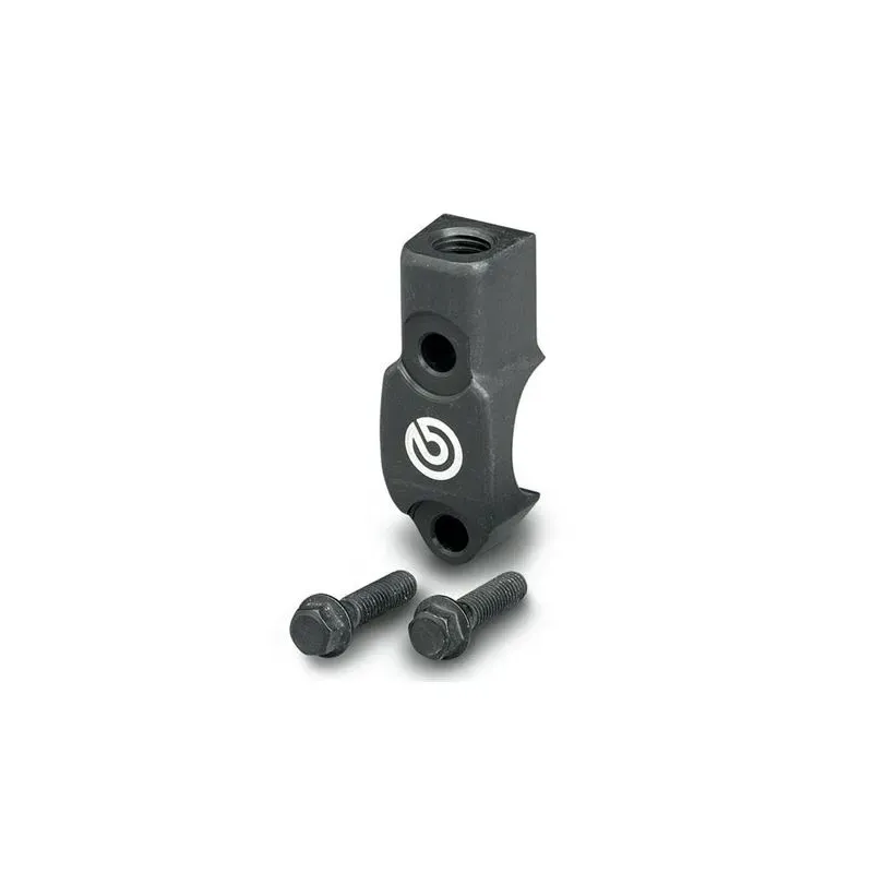 Abrazadera Bomba de Freno Brembo con Soporte de Espejo M10x1.25 Derecha 110A26391