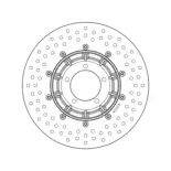 Disco de freno moto Brembo fijo Serie Oro 178B40836
