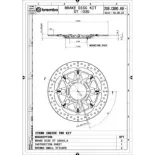 Discos de freno delanteros Brembo  Racing T-Drive (pareja) 208C89069