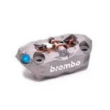 Pinza freno delantera izquierda radial 100mm Brembo M432B titanio – 20B69074