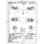 Pinzas de freno Brembo Racing negro GP4-RB, 108mm 220B47340