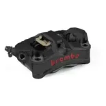 PINZAS DE FRENO RADIAL BREMBO RACING STYLEMA NEGRAS 100MM  PAREJA CON PASTILLAS  220D02070
