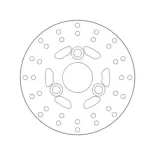 Disco de freno moto Brembo fijo Serie Oro 68B40710