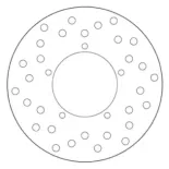 Disco de freno moto Brembo fijo Serie Oro 68B40713