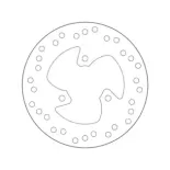 Disco de freno moto Brembo fijo Serie Oro 68B40717