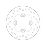 Disco de freno moto Brembo fijo Serie Oro 68B40720