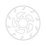 Disco de freno moto Brembo fijo Serie Oro 68B40730