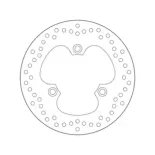 Disco de freno moto Brembo fijo Serie Oro 68B40743