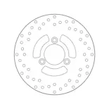 Disco de freno moto Brembo fijo Serie Oro 68B40757