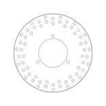 Disco de freno moto Brembo fijo Serie Oro 68B40762