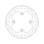 Disco de freno moto Brembo fijo Serie Oro 68B40789