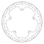 Disco de freno moto Brembo Serie Oro 68B407D7 sin kit de montaje