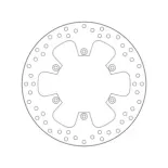 Disco de freno moto Brembo Serie Oro 68B407F0