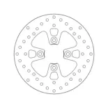 Disco de freno moto Brembo fijo Serie Oro 68B407G3