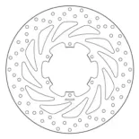 Disco de freno moto Brembo fijo Serie Oro 68B407G5