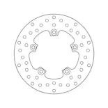 Disco de freno moto Brembo fijo Serie Oro 68B407G6