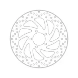 Disco de freno moto Brembo fijo Serie Oro 68B407J5