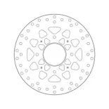 Disco de freno moto Brembo fijo Serie Oro 68B407M6