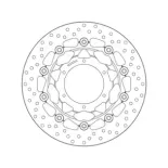 Disco de freno moto Brembo fijo Serie Oro 78B40823