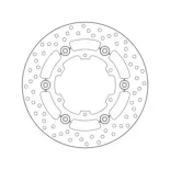 Disco de freno moto Brembo fijo Serie Oro 78B40833