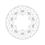 Disco de freno moto Brembo fijo Serie Oro 78B40843