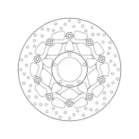 Disco de freno moto Brembo fijo Serie Oro 78B40845