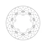 Disco de freno moto Brembo fijo Serie Oro 78B40849