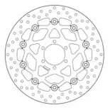 Disco de freno moto Brembo fijo Serie Oro 78B40850