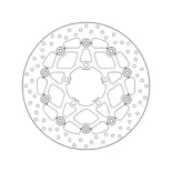 Disco de freno moto Brembo fijo Serie Oro 78B40859