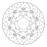 Disco de freno moto Brembo fijo Serie Oro 78B40862