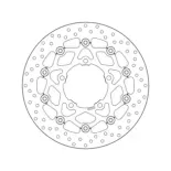 Disco de freno moto Brembo fijo Serie Oro 78B40864