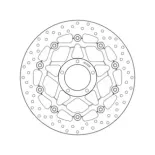 Disco de freno Brembo Serie Oro 320mm Ducati 78B40878