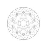 Disco de freno moto Brembo fijo Serie Oro 78B40885