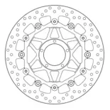 Disco de freno moto Brembo fijo Serie Oro 78B40890