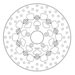 Disco de freno moto Brembo fijo Serie Oro 78B40891