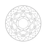 Disco de freno moto Brembo fijo Serie Oro 78B40895