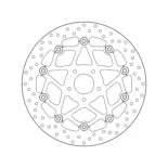 Disco de freno moto Brembo fijo Serie Oro 78B408B0