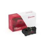 Pinza Brembo Stylema negro y rojo derecha 100mm 920D02093