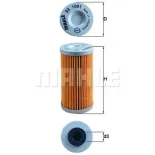 Filtro de aceite MAHLE OX1091