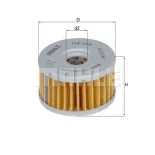 Filtro de aceite MAHLE OX409