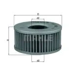 Filtro de aceite MAHLE OX802