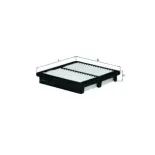 MAHLE LX877 Filtro de aire