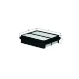 MAHLE LX862 Filtro de aire