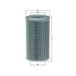 MAHLE LX852 Filtro de aire