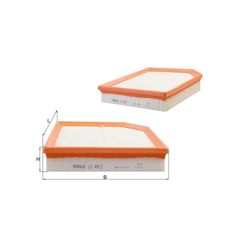 MAHLE LX4912 Filtro de aire