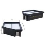 MAHLE LX4433 Filtro de aire