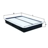 MAHLE LX4432 Filtro de aire