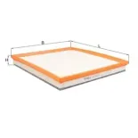 MAHLE LX4403 Filtro de aire