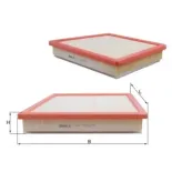 MAHLE LX4060 Filtro de aire